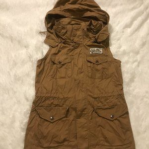 Women outdoor vest jacket vintage style